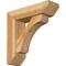 Ekena Millwork Legacy Slat Rough Sawn Bracket w/ Offset Brace, Western Red Cedar, 6"W x 20"D x 20"H BKT0604X20X20LEC06RWR - alternate 1